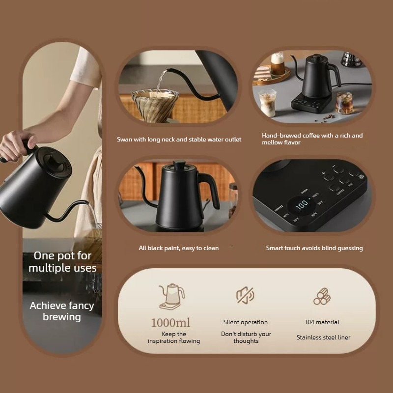 Electric Gooseneck Coffee Kett - đánh giá và giá Pour Over Kettle