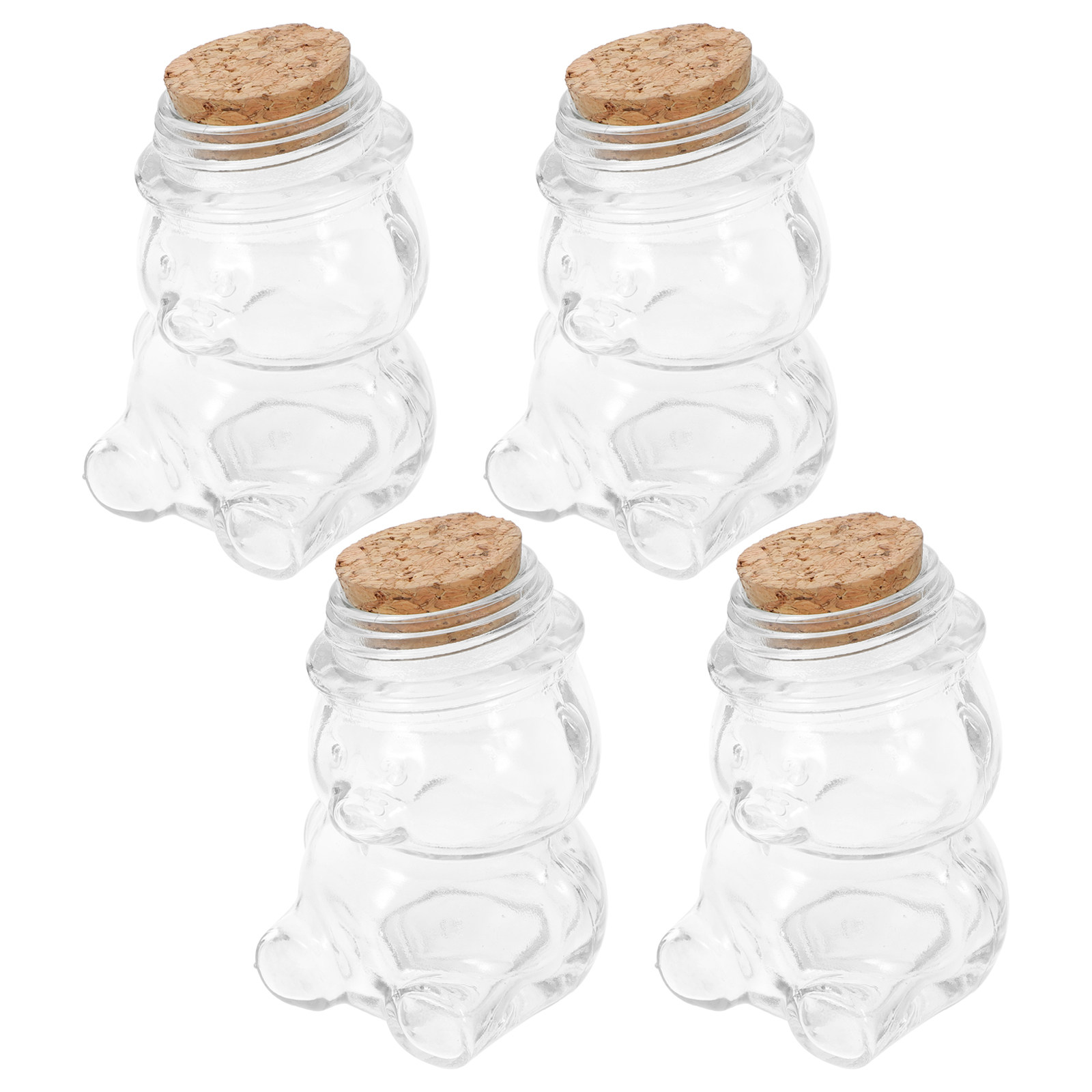 4Pcs Glass Candy Jar Set Trans - đánh giá và giá Coffee Tea Jars