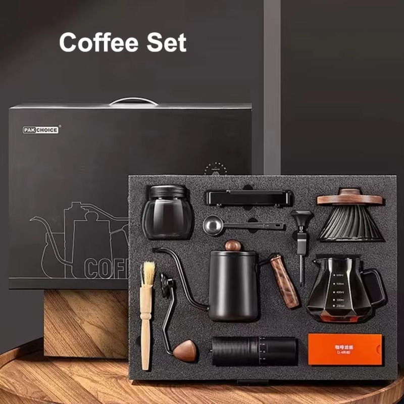 10pcs Travel Coffee Set Manual - đánh giá và giá Pour Over Kettle