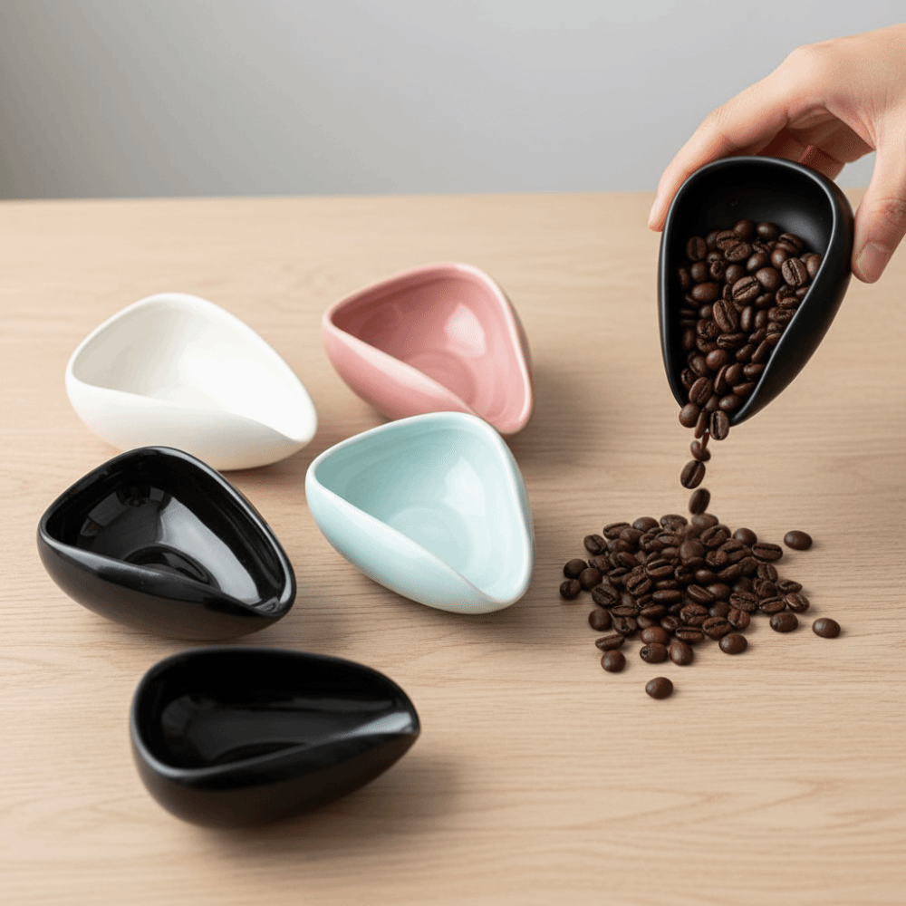 Ceramic Coffee Dosing Cup Smoo - đánh giá và giá Coffee Tea Bean