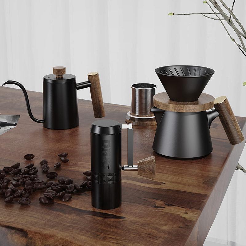 DHPO Luxury Coffee Kit Set wit - đánh giá và giá Pour Over Kettle
