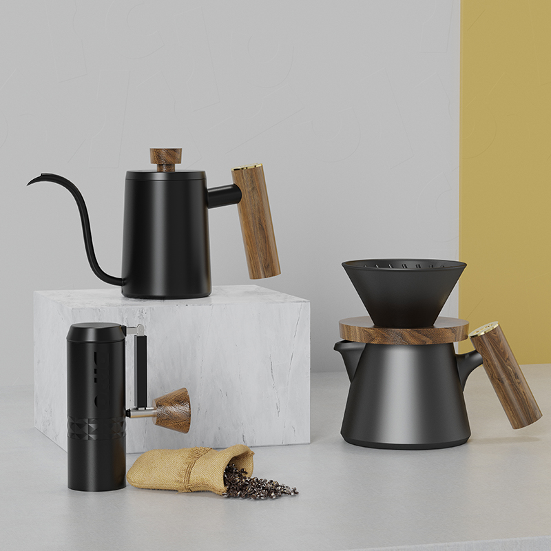 DHPO Luxury Coffee Kit Set wit - đánh giá và giá Pour Over Kettle
