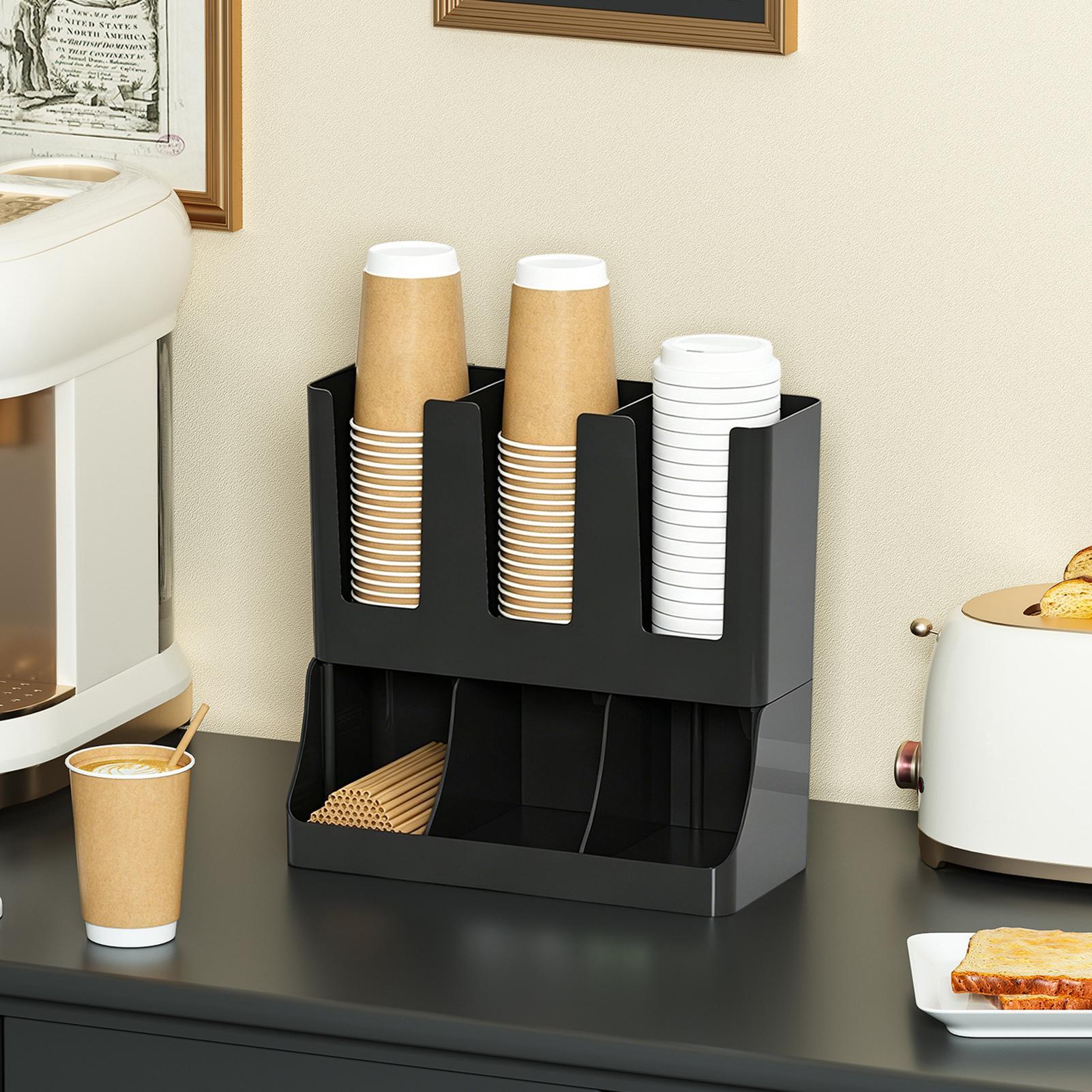 Coffee Organizer 6-Compartment - đánh giá và giá Tea Coffee Set Up