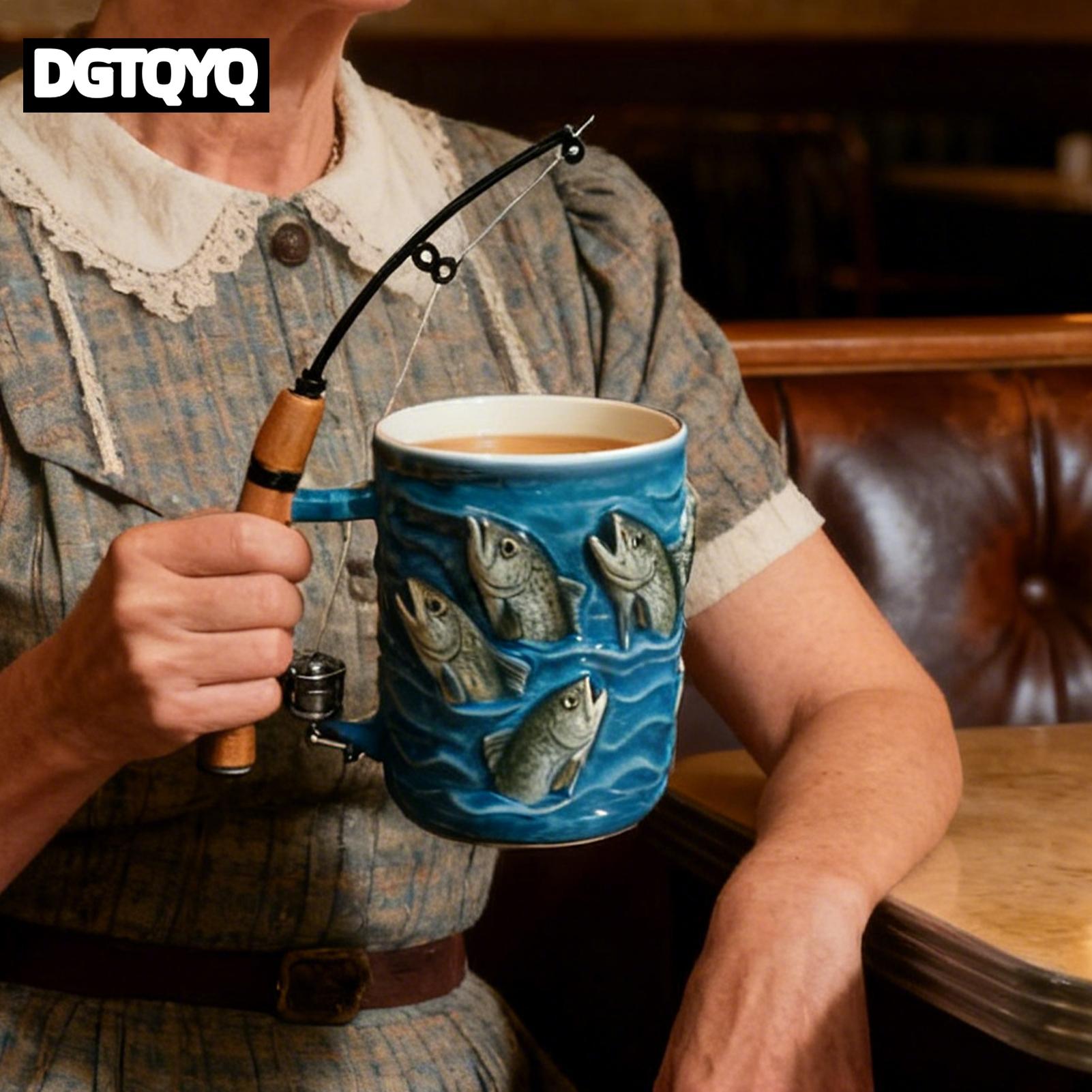 Coffee Mug Resin 3D Fish Cold  - đánh giá và giá Coffee Tea Chocolate