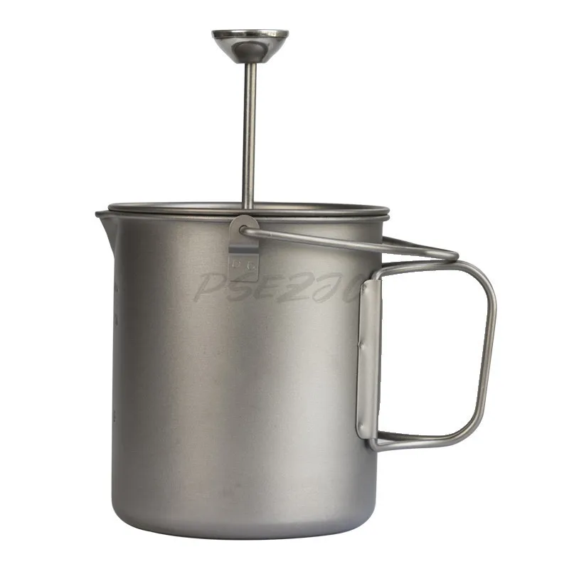 Pure Titanium Press Pot Extrud - đánh giá và giá French Press Coffee & Tea
