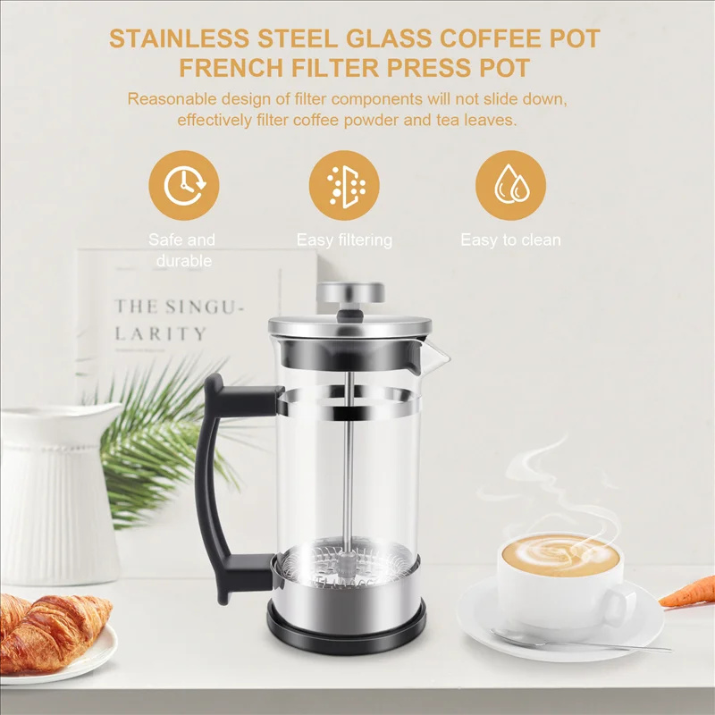 Coffee French Press Pot With F - đánh giá và giá French Press Coffee & Tea